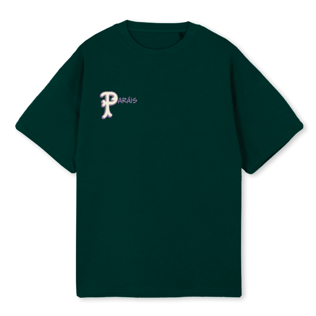 CREATIVIDAD VLC Wild Green Oversized Tee.