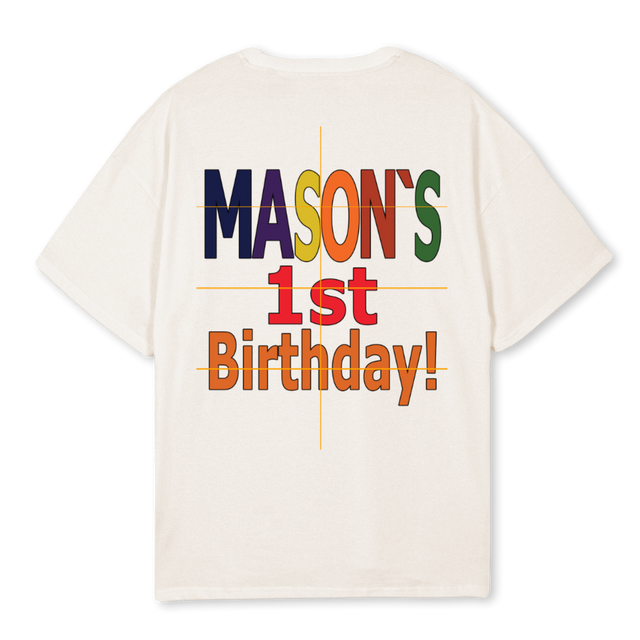 MASON Vintage White Oversized Tee.