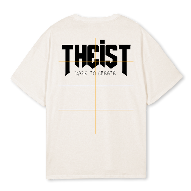 THIRS Vintage White Oversized Tee.