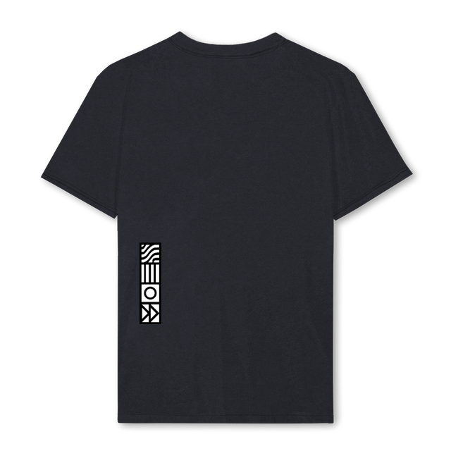 TRIBAL Vintage Black Regular Tee.