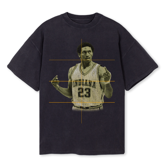 DUBS MALICE Vintage Black Oversized Tee.
