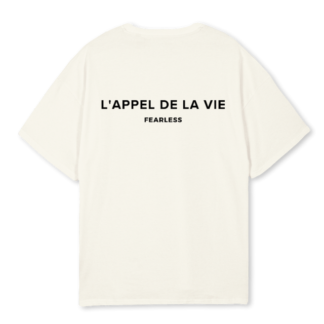 LDLV  Cream Oversized Tee.
