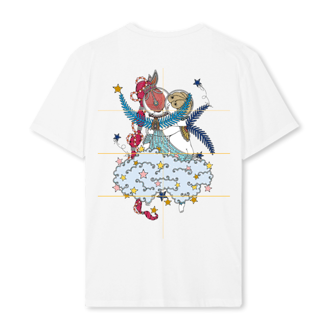 ANGELS White Regular Tee.