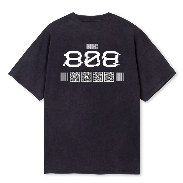 CAPOBEATZ TST Vintage Black Oversized Tee.