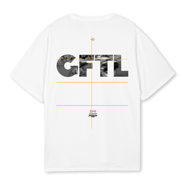 GFTL TRACK White Oversized Tee.