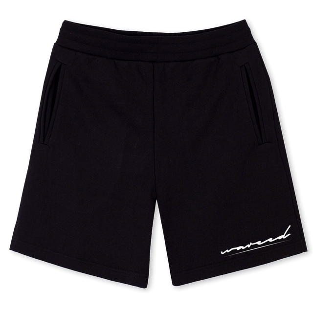 FIRSTSHORTSAMPLE Black Sweatshorts.