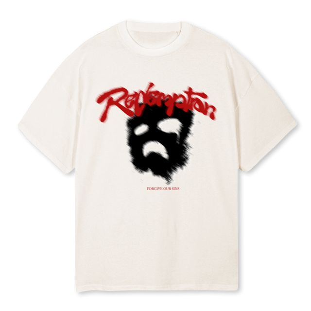 RDMPTN SHIR Vintage White Oversized Tee.