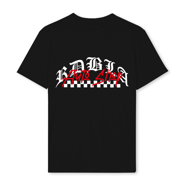 AS SPRAY Black Regular Tee.