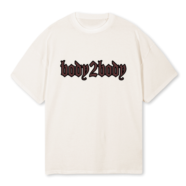 BB BROWN Vintage White Oversized Tee.