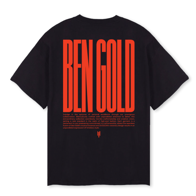 BENGOLD Black Oversized Tee.