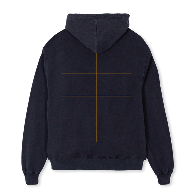 BOARDINGTNR Vintage Black Oversized Hoodie.