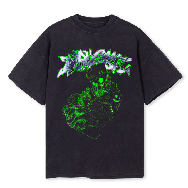 BANDIT Vintage Black Oversized Tee.