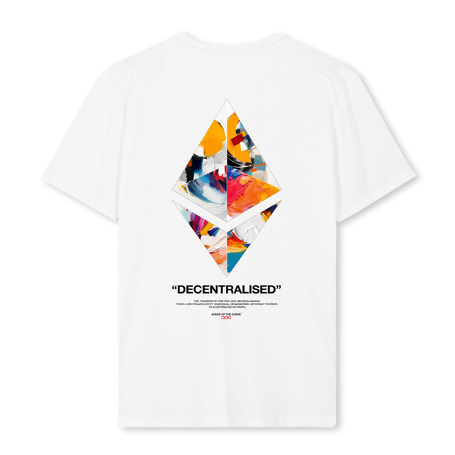 ETHDECENTRALISEDW White Regular Tee.