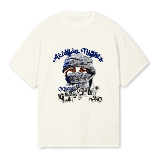 ANFIRST Cream Oversized Tee.