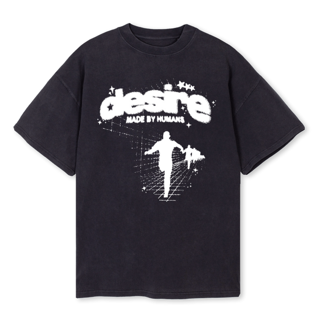 VINTAGEESCAPETEE Vintage Black Oversized Tee.