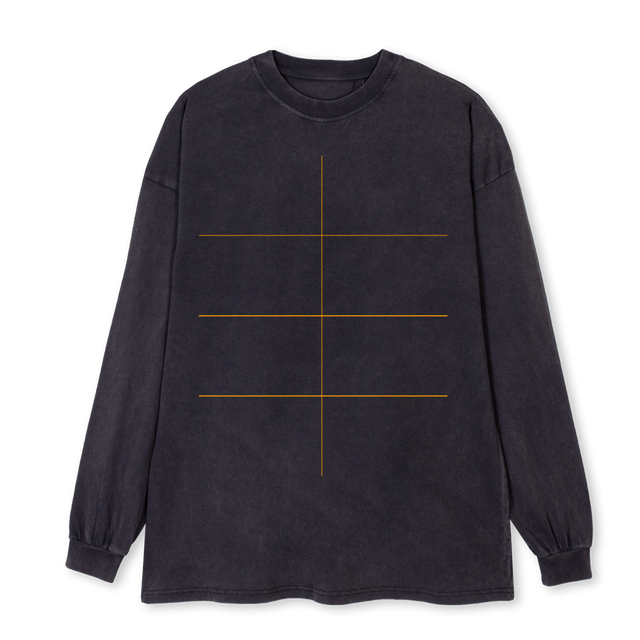 FF Vintage Black Oversized LS Tee.