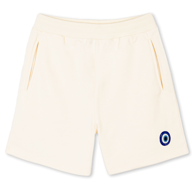 OKOK E Cream Sweatshorts.