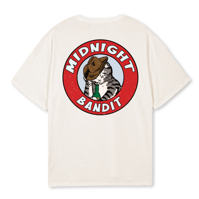 CMON BILL Vintage White Oversized Tee.