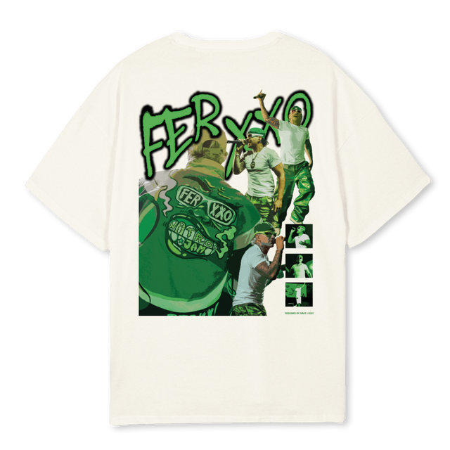 FEID Cream Oversized Tee.