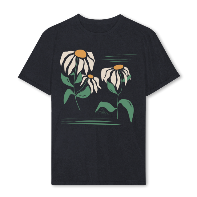 FLOWERTSHIRT Vintage Black Regular Tee.