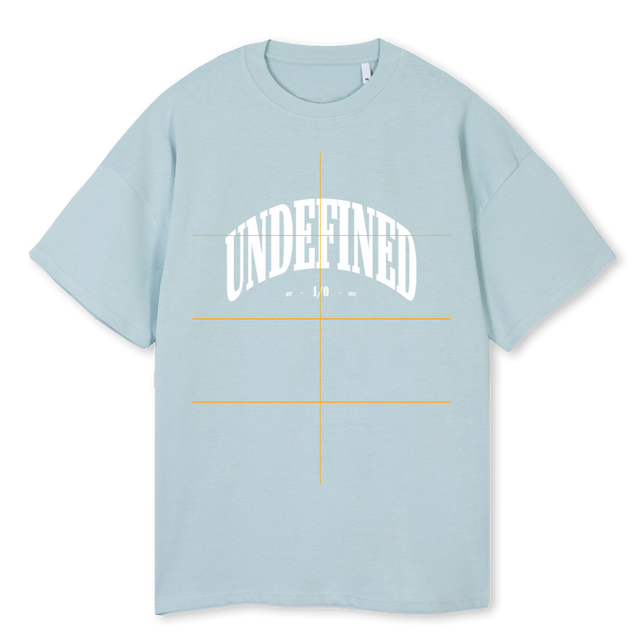 CC BLUEJ Cold Blue Oversized Tee.
