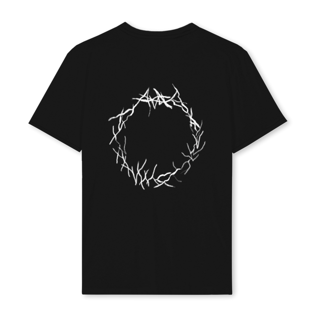 WREATHSAMPLEONE Black Regular Tee.