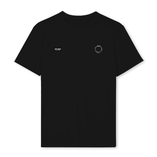 WREATHSAMPLETWO Black Regular Tee.