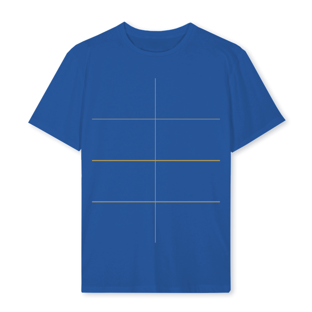 VINS ELECTRIC Cobalt Blue Regular Tee.