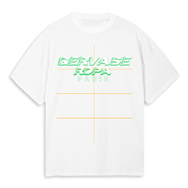 GREENWROLDSHIRT White Oversized Tee.