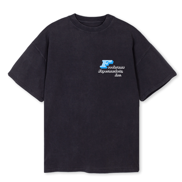 SRVINTEE Vintage Black Oversized Tee.