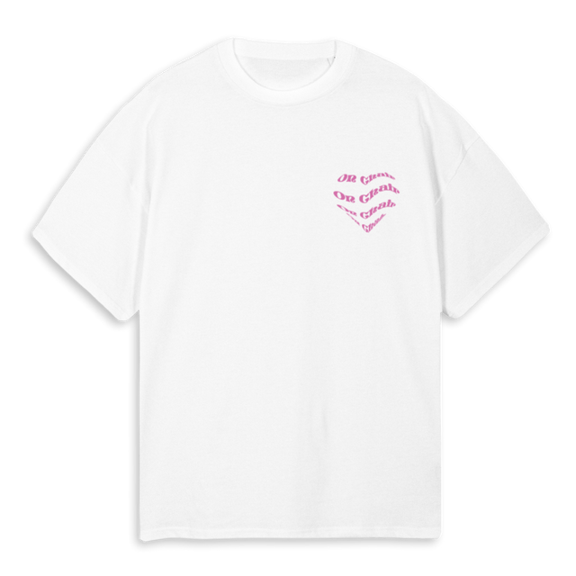 JULALEL White Oversized Tee.