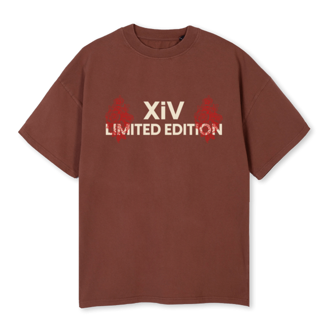XIV LTD ED BROWN Vintage Brown Oversized Tee.