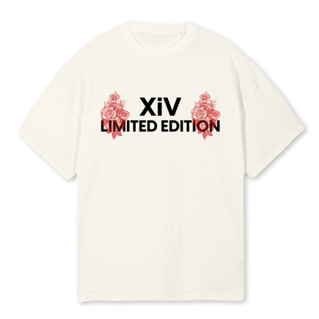 XIV LTD ED CREA Cream Oversized Tee.