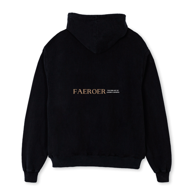 CAHOODIE Black Oversized Hoodie.