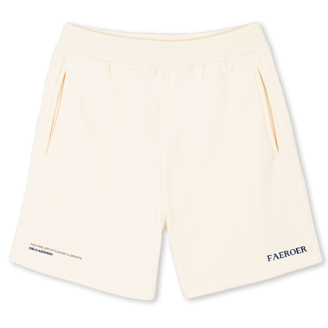 CASHORTSCREAM Cream Sweatshorts.