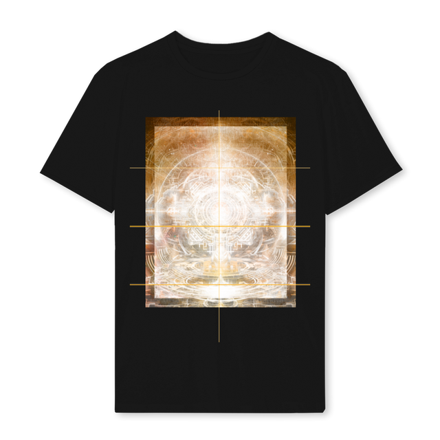 MANIFESTATION ART Black Regular Tee.