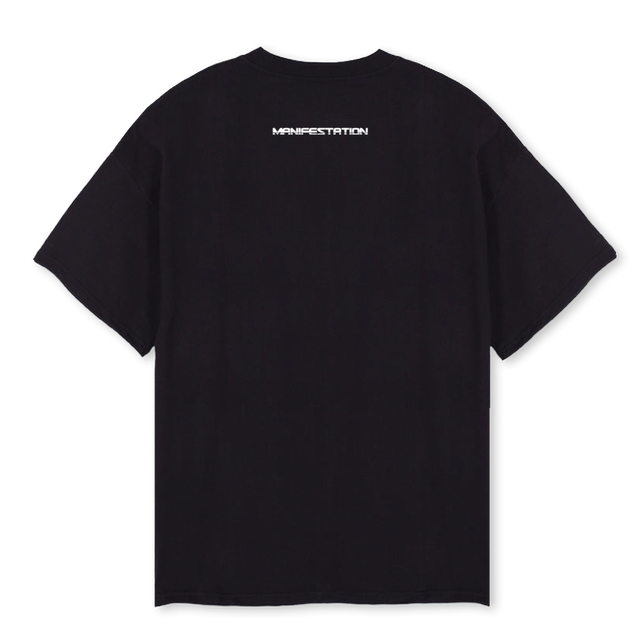 OVERSIZE ART Black Oversized Tee.