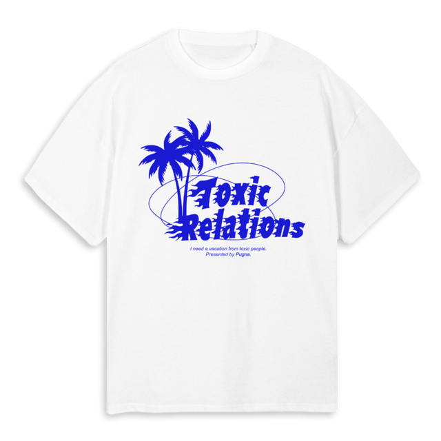 PALMEN PUGNA  White Oversized Tee.