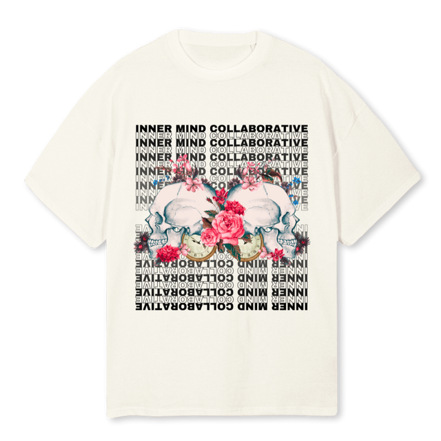 REFLECT SHIRT Cream Oversized Tee.