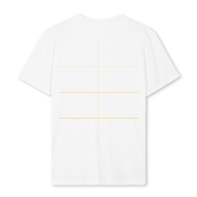 SCRIPT White Regular Tee.
