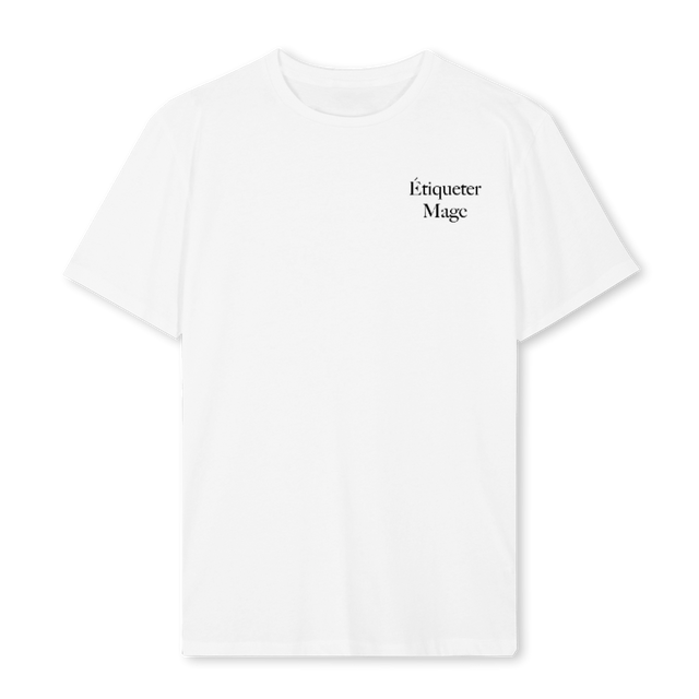 ETIQUETER ATELIER White Regular Tee.