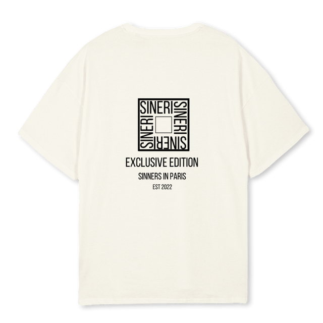 EXC EDTN SHIRT CRM Cream Oversized Tee.
