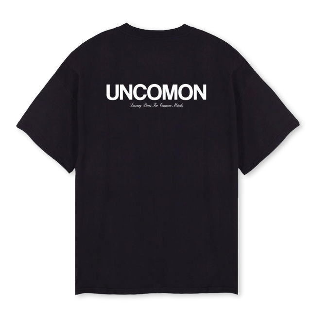 LUX PIECES T Black Oversized Tee.
