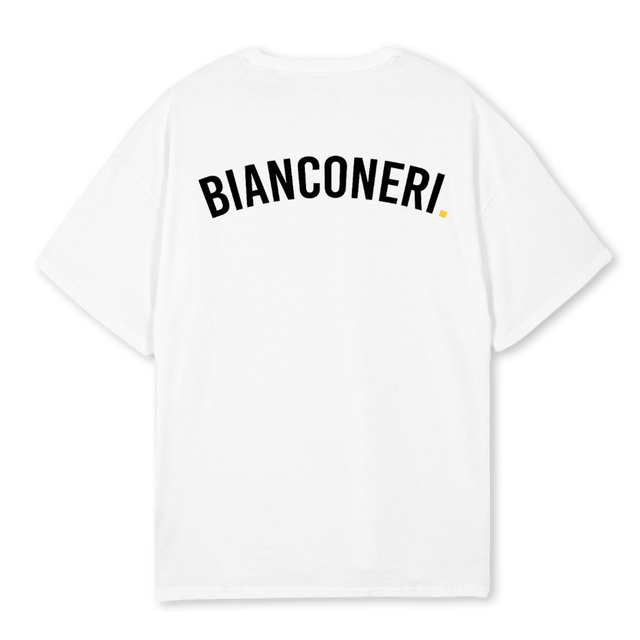BIANCONERIONE White Oversized Tee.