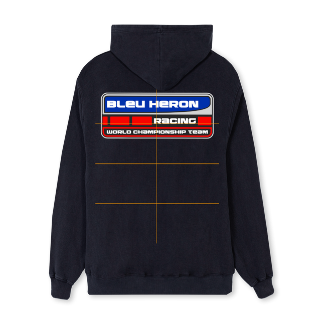 RACERSHOODIE Vintage Black Regular Hoodie.