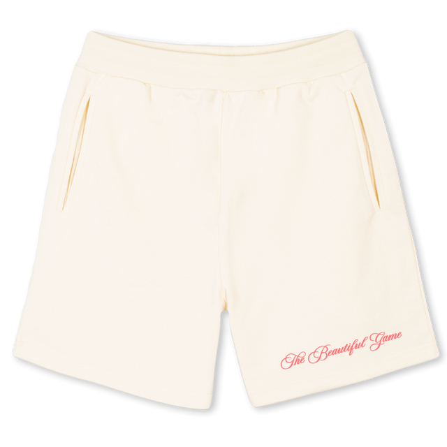 TBG SHORTSS LEFT LEG Cream Sweatshorts.