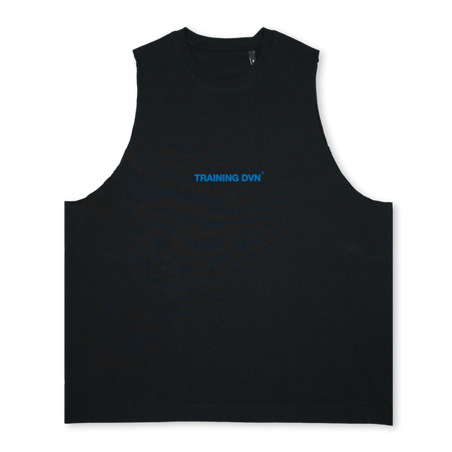 TRNDVN TWOO Deep Black Oversized Vest.
