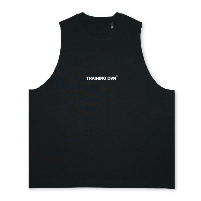 TRNDVN TANK Deep Black Oversized Vest.