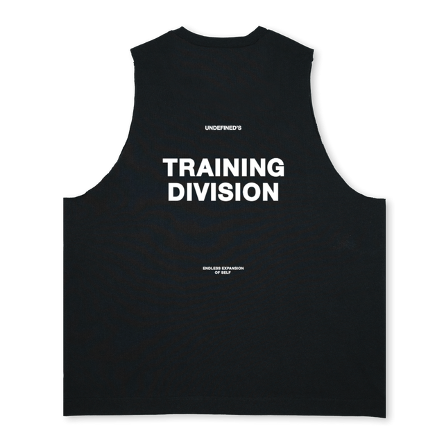TRNDVN TANK Deep Black Oversized Vest.
