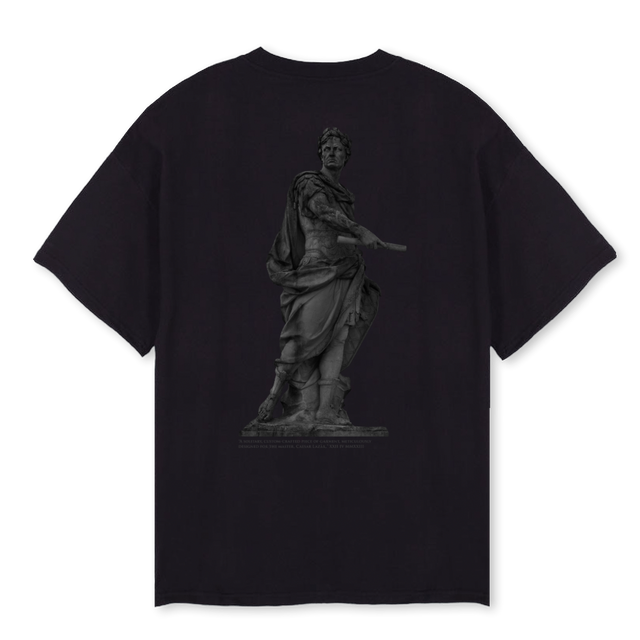 CAESAROVERSIZED Black Oversized Tee.